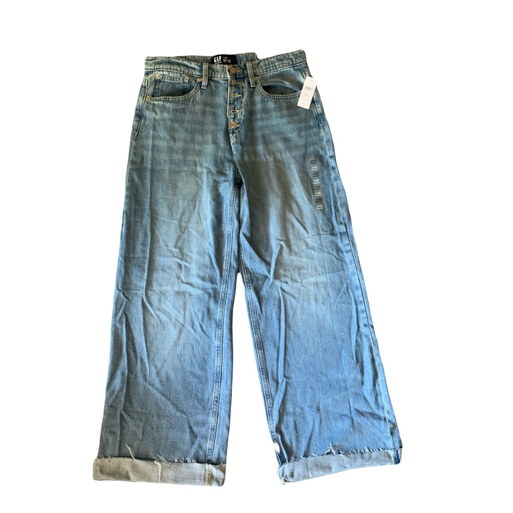 GAP Blue Flare Wide Leg Jeans